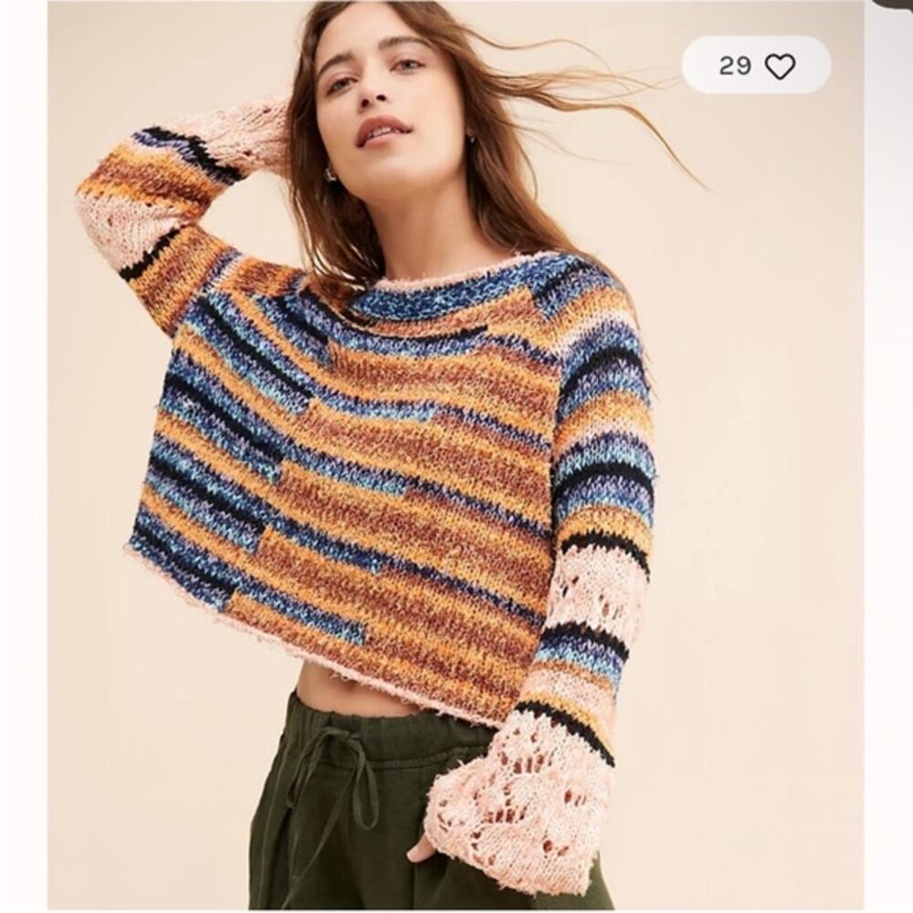 Free People Butterfly Knit Pullover
